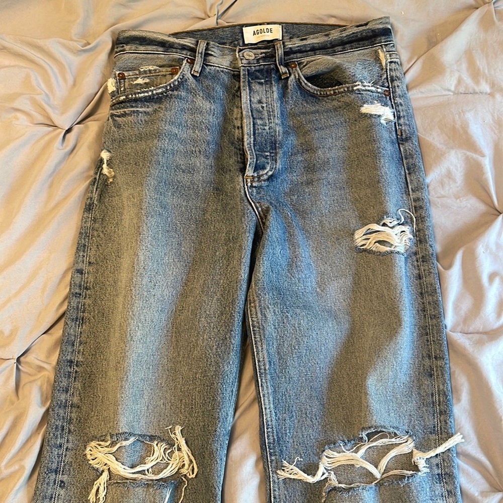 AGOLDE ripped jeans